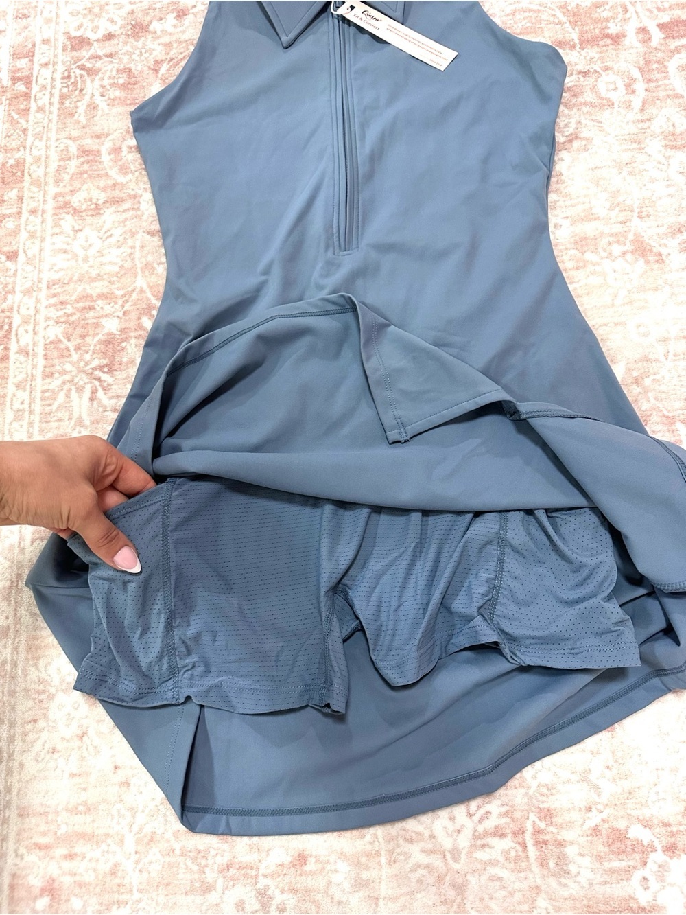 NWT 🫐 Smoke Blue Active Dress - Picture 6 of 14